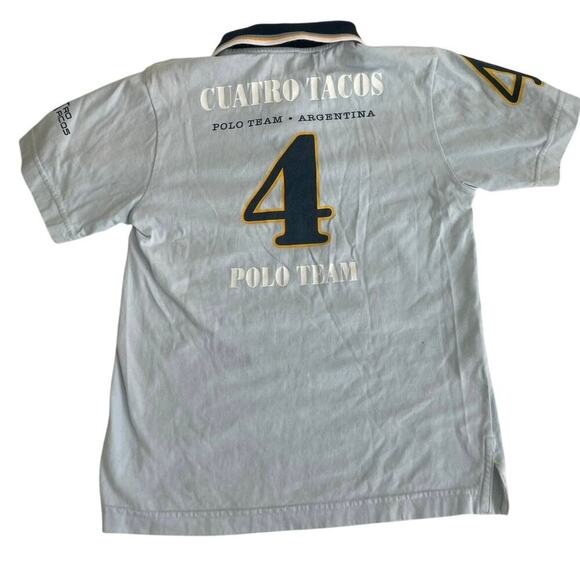 ARGENTINA CUATRO TACOS POLO TEAM SHIRT COLLARED #4 SIZE XS EQUESTRIAN HORSE RIDE - Picture 15 of 15